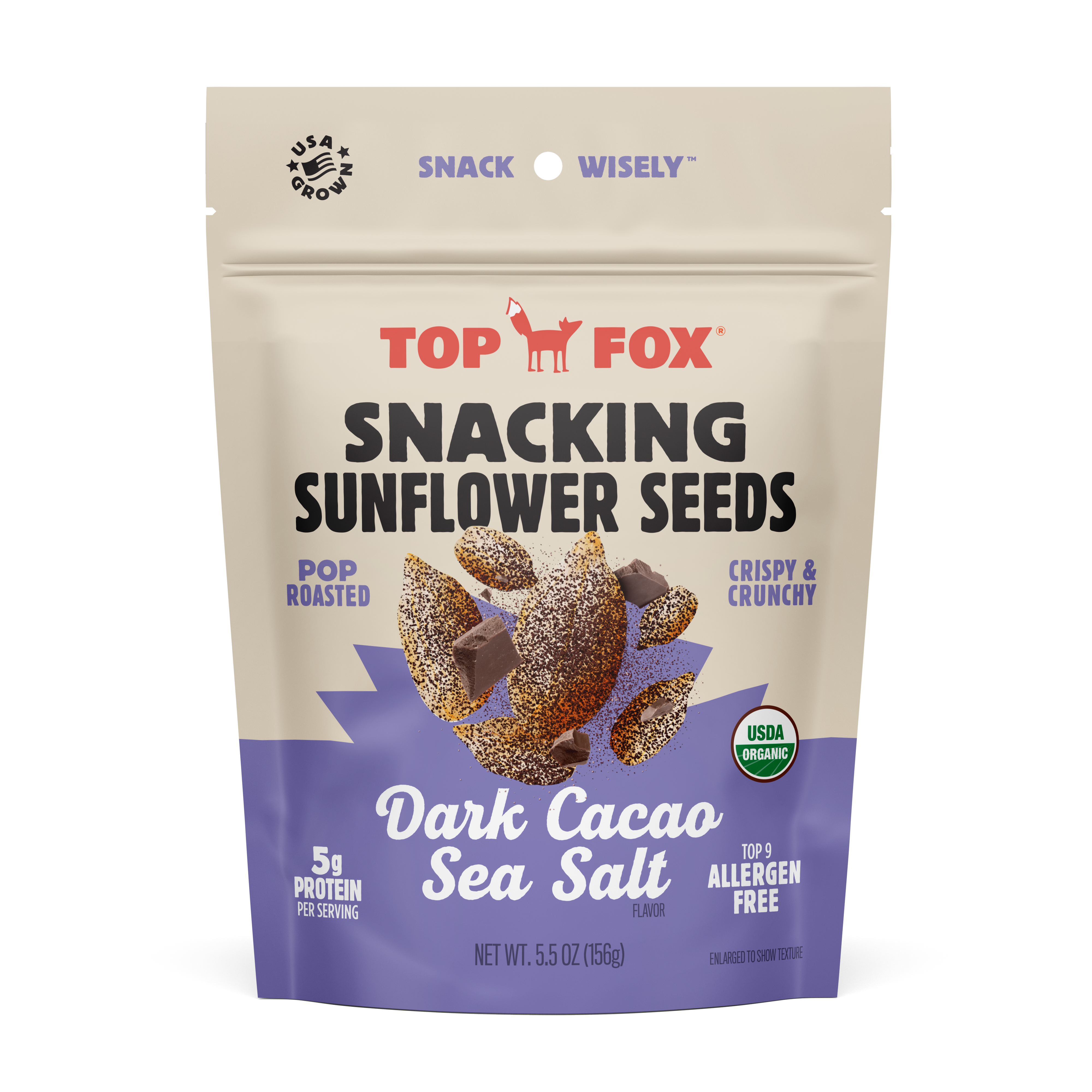 DARK CACAO & SEA SALT SUNFLOWER SEEDS