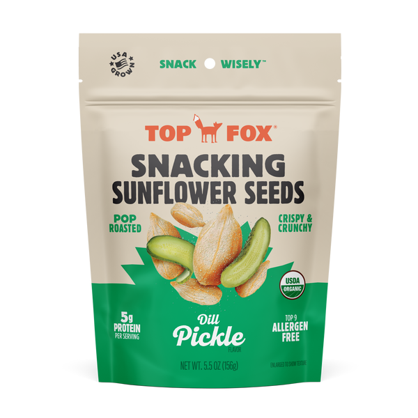 DILL PICKLE SUNFLOWER SEEDS Top Fox Snacks