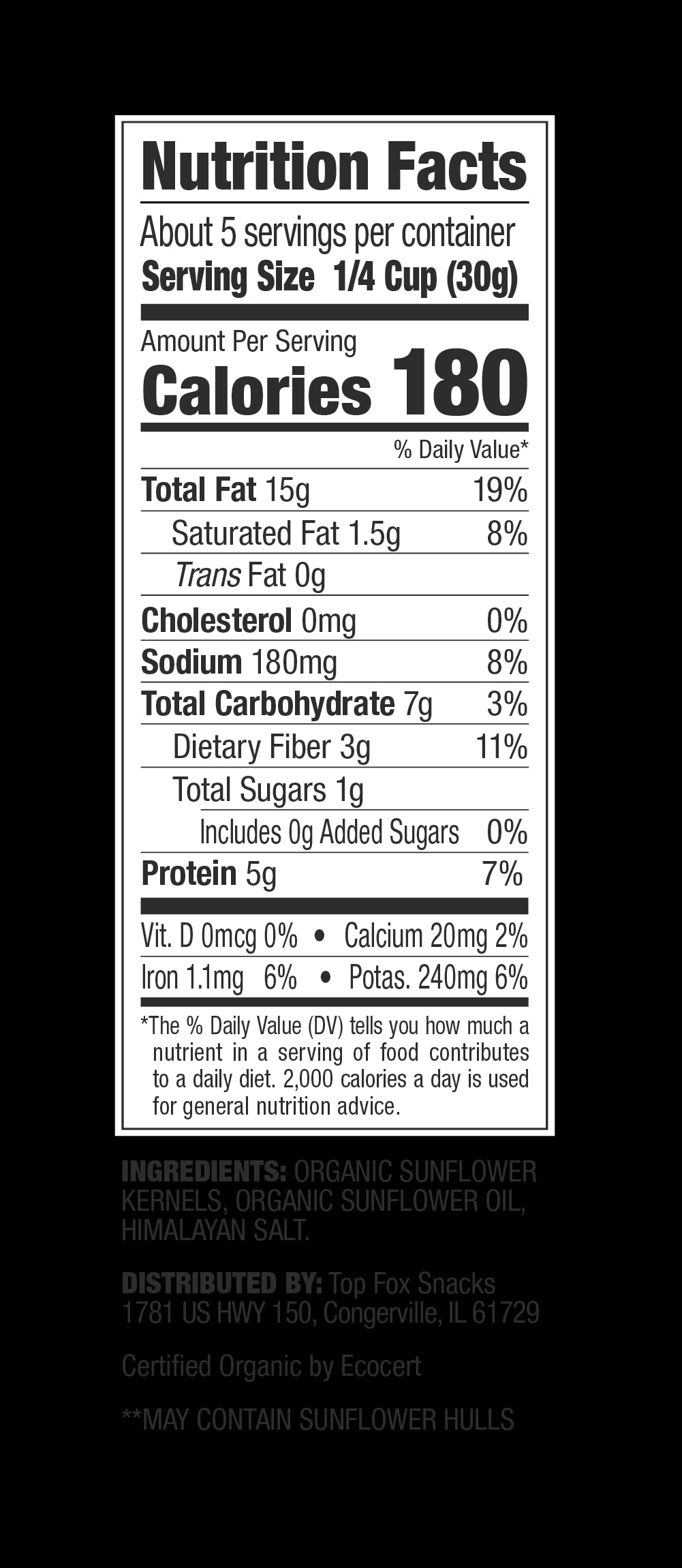 HIMALAYAN SALT SUNFLOWER SEEDS