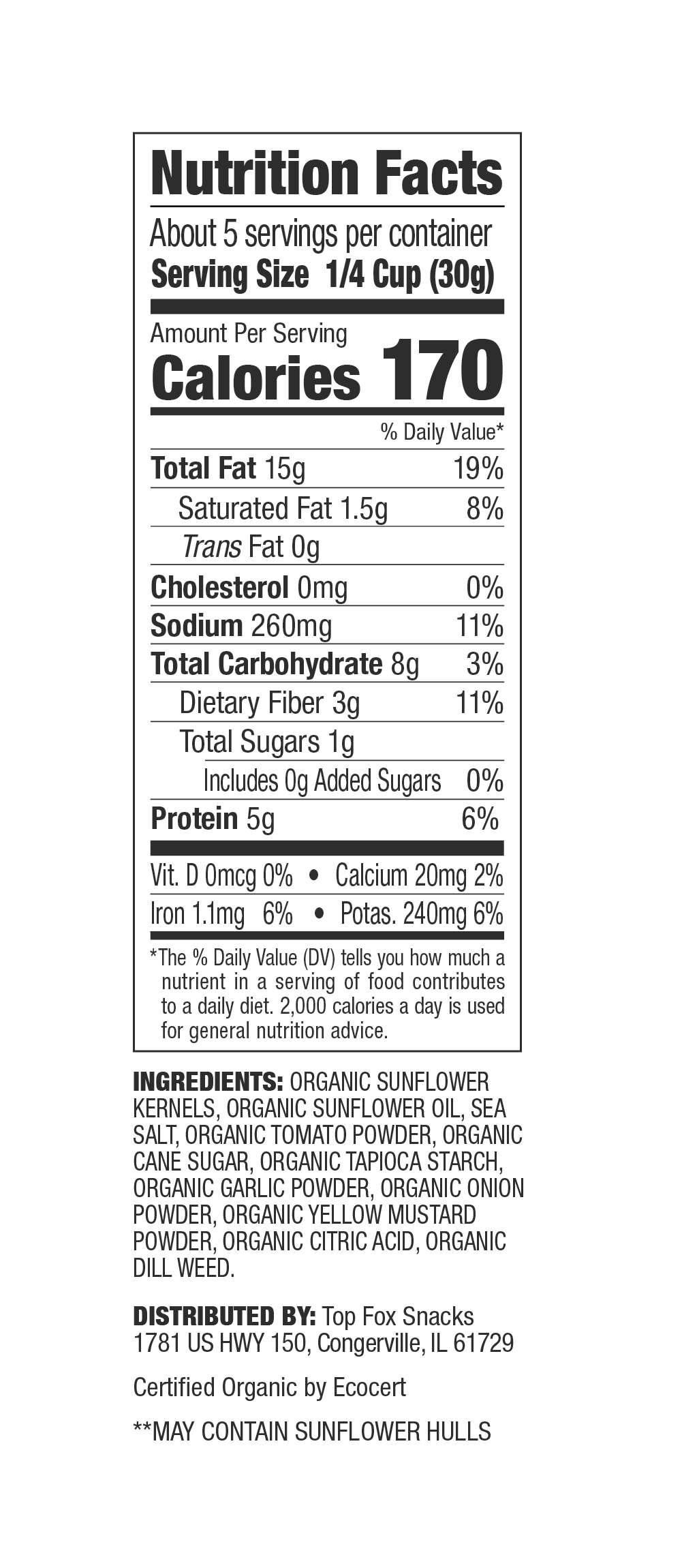 CLASSIC RANCH SUNFLOWER SEEDS