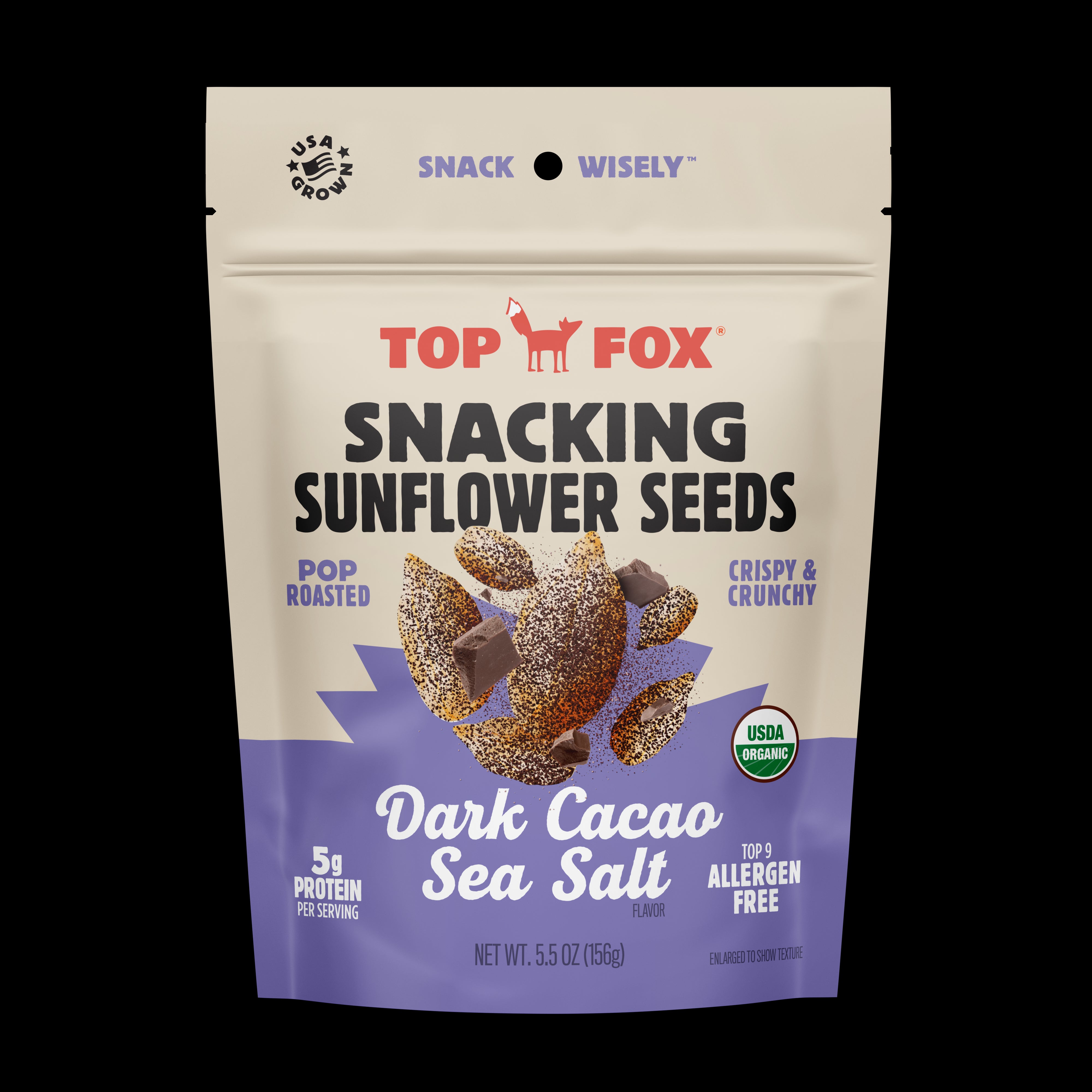 DARK CACAO & SEA SALT SUNFLOWER SEEDS