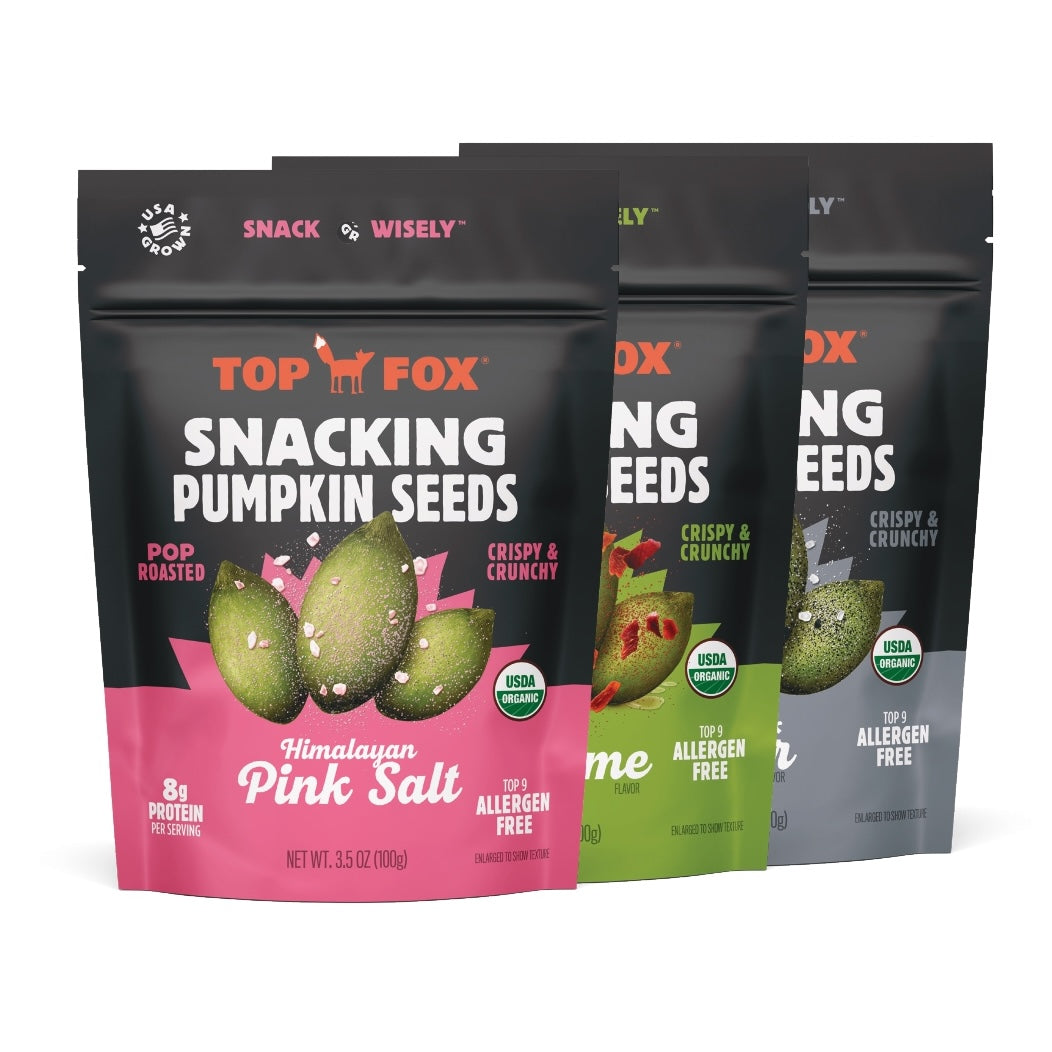 Top Fox Snacks | Pop-Roasted Snacking Seeds